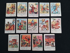 *** 14 FIGURINE CARTONATE DON CHISCIOTTE *** ANTEGUERRA ANNI 30 !!!