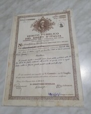 AZIONI DEBITO PUBBLICO REGNO