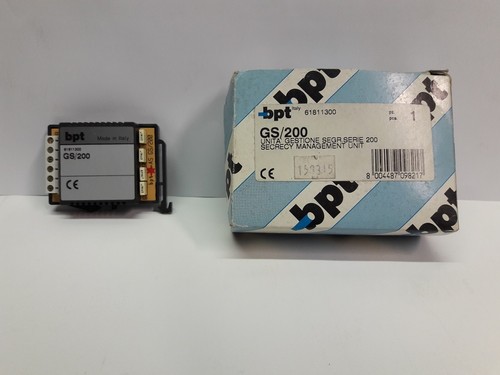 Bpt 200 unita - gs/200, unita'