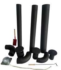 4" 5" 6" NERO CANNA FUMARIA
