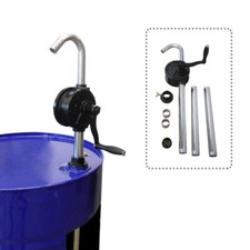 Pompa Manuale Rotativa 25 Lt/Min In GHISA Olio Gasolio X Fusto Bidone Tanica