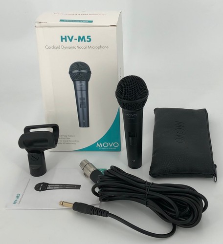 Movo microfono dinamico - movo, hv-m5