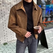 Short lapel jacket - jacket, zipper