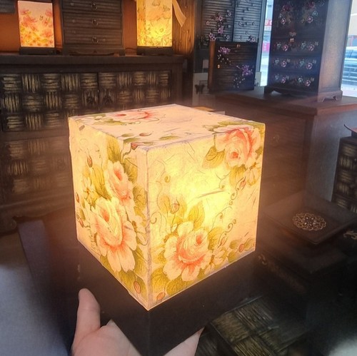 Lampada tavolo cubetto - lampada, da