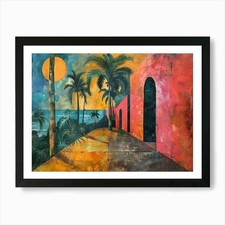 Santa Cruz Art Print Framed