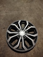 1 COPRICERCHIO BORCHIA 14 UNIVERSALE BLACK SILVER NERO ARGENTO EX NORAUTO