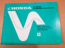 CATALOGO RICAMBI HONDA GL 650