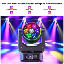 Luce spot testa mobile 350 W Bee-Eye RGBW lavaggio zoom luce palco DMX DJ party show