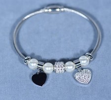 Bracciale donna in acciaio rigido / schiava