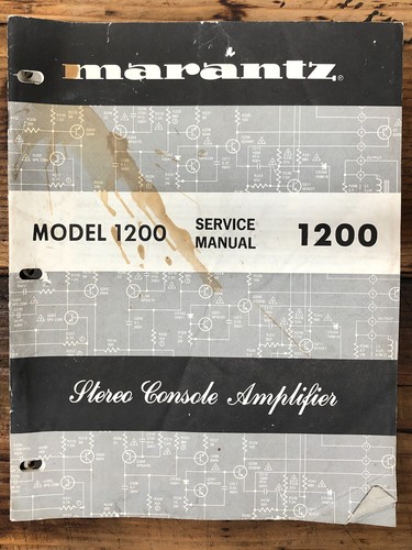 Marantz model 1200 - model,