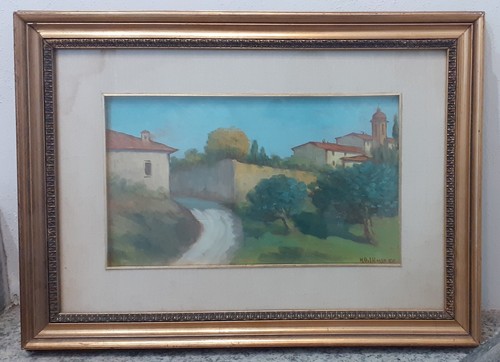 Quadro olio tela - tela, con