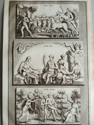 Incisione rame antica - incisione, 1700