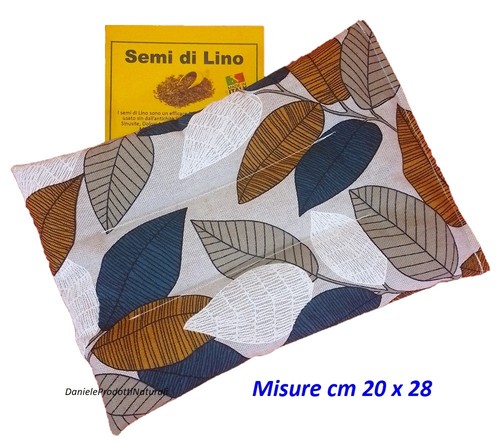 Cuscino con semi lino - con,