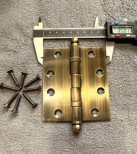 Cerniera per porta ottone - cerniera,