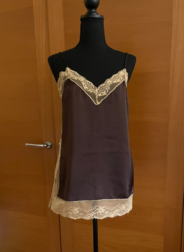 Top pizzo effetto - top,