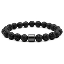 Bracciale PIETRA LAVICA Nero