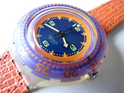 Swatch scuba 200 red - scuba, island