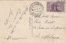 AH068 ANNULLI HOTEL - * BAGNI CHIANCIANO * AG. ALBERGHI VASCONI su cartolina ill