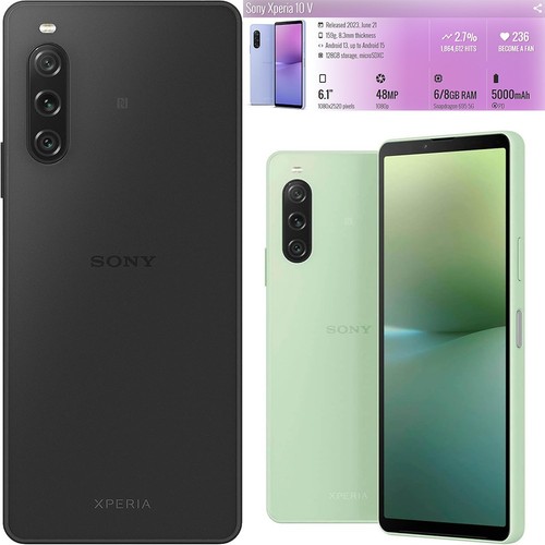 Sony xperia v 5g - v, 10