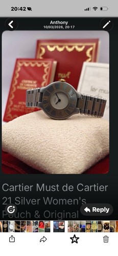Cartier must - cartier, 21