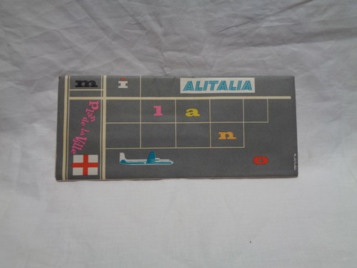 Alitalia cartaceo vintage - cartaceo,