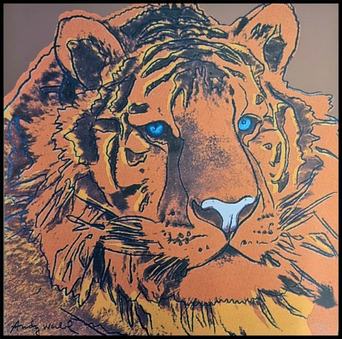 Andy warhol tigre siberiana - tigre,