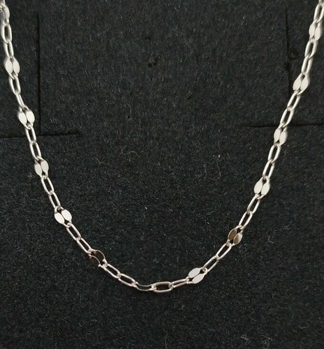 Collana oro bianco 18k 750 - in,