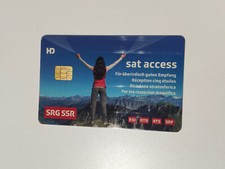 Schweizer TV SRG SRF Sat-Access Karte v. 5.0 - Card NON funzionante