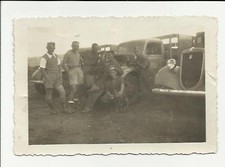 FOTO SOLDATI ITALIANI CON AUTO CAMION 