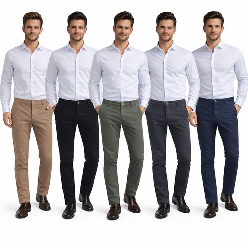 Pantaloni uomo slim - , chino