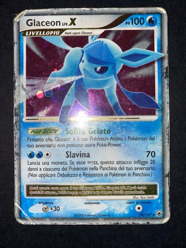 Nintendo glaceon 98 100 - glaceon, lv.x