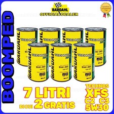 7 LITRI Olio motore Auto Bardhal Technos XFS 5W-30 Sintetico C2-C3 342039 07BD63