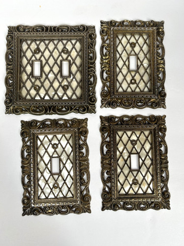 Copri interruttore luce ottone