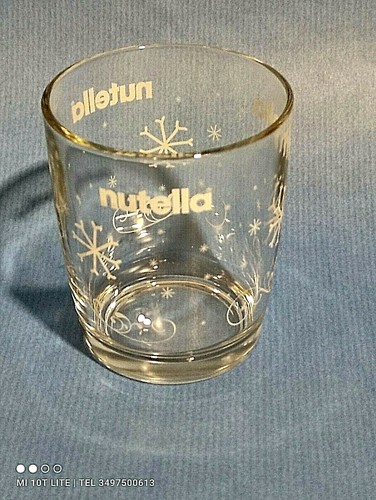 Bicchiere nutella ferrero - bicchiere,