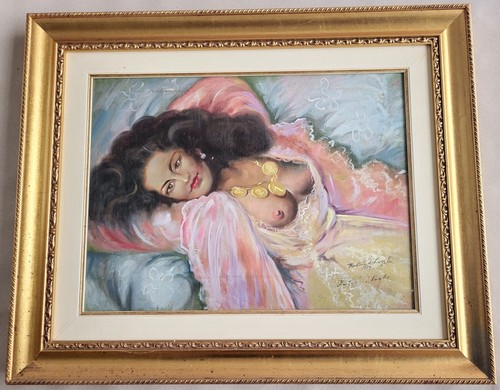 Nudo donna olio tela - di, su