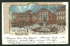 Genova Art Nouveau Piazza