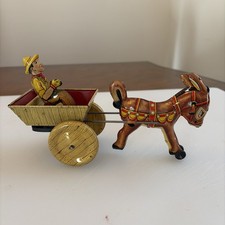 Carrello asino litografia