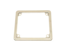 CORNICE PORTA TARGA IN ACCIAIO