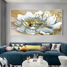Quadri astratti su tela fiori
