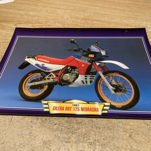 Gilera rrt 125 nebraska 1987 - rrt,