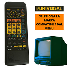 Telecomando Vintage universale x TV Televisori Retro vecchi CRT a Tubo Catodico