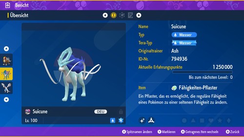 Shiny suicune 6iv - shiny,