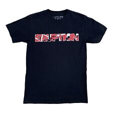 T-shirt concerto uomo Eruption Eddie Van Halen nera EVH sul retro taglia small