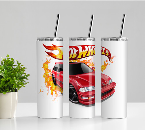 Bicchiere hot wheels honda - bicchiere,