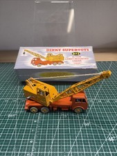 Gru vintage in scatola Dinky Supertoys #972 20 tonnellate montata su camion "Coles" pressofusa 