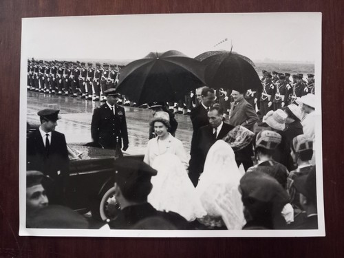 Fotografia arrivo della regina - della,
