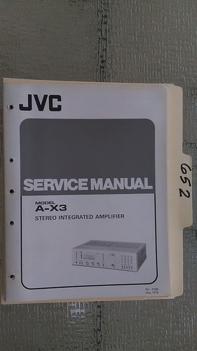 Jvc manuale di servizio - a-x3,