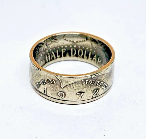 Anello moneta mezzo dollaro