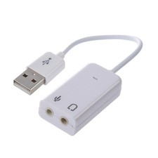 Presa auricolare microfono 3,5 mm USB 2.0 scheda audio altoparlante adattatore audio4939
