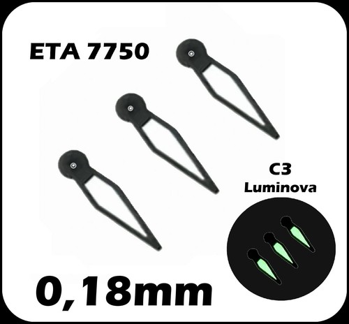 Piccole lancette 18mm - lancette, 0,18mm